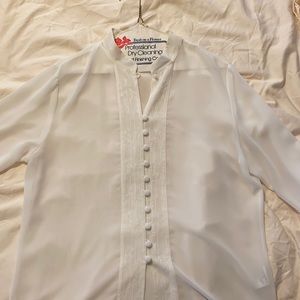 White mesh long sleeve